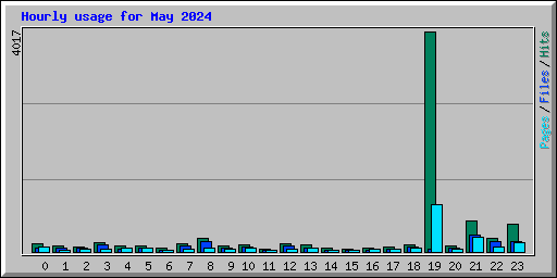 Hourly usage for May 2024